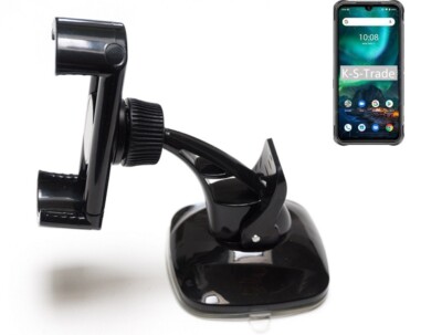 Halterung Scheibe + Armaturenbrett für UMIDIGI Bison 2021 Smartphone Halter kom
