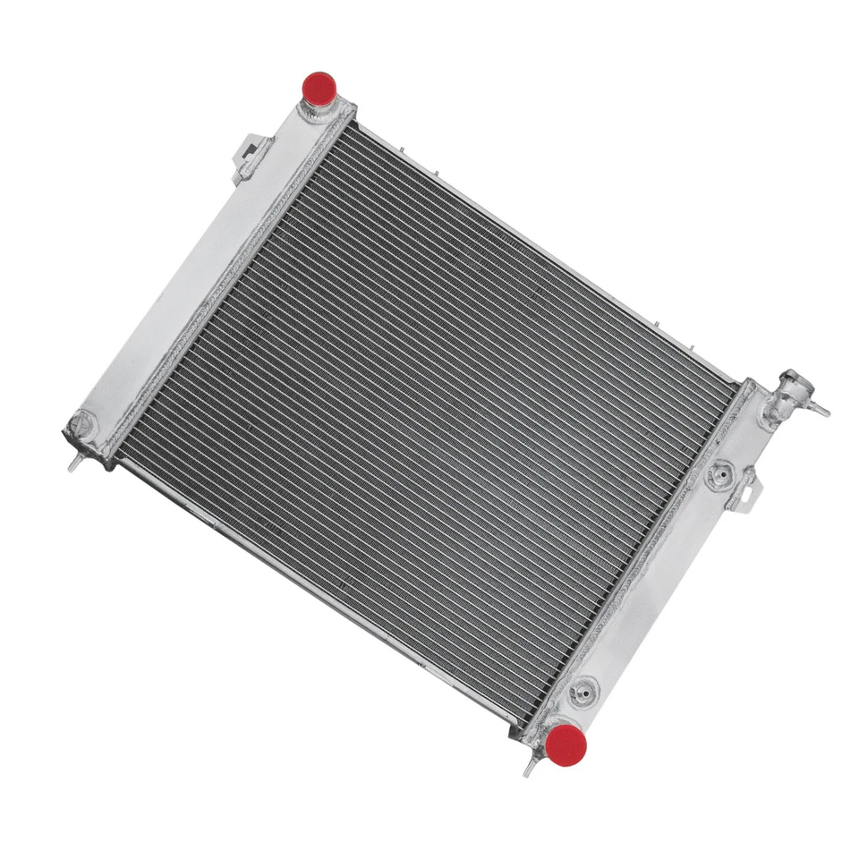Radiador de aluminio de 4 filas apto para Jeep Grand Cherokee/Grand Wagoneer 1993-1997 5,2 L V8 Foto 3 de 4