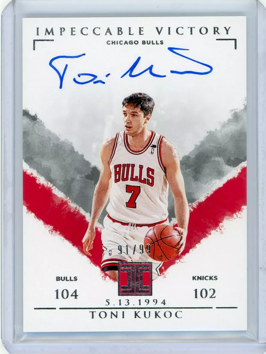 Toni kukoc sale autograph