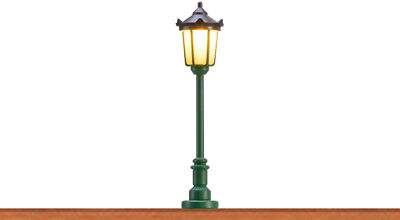 BRAWA 83021 Scale N Antique Street Lamp With LED Lantern Height Mm 35