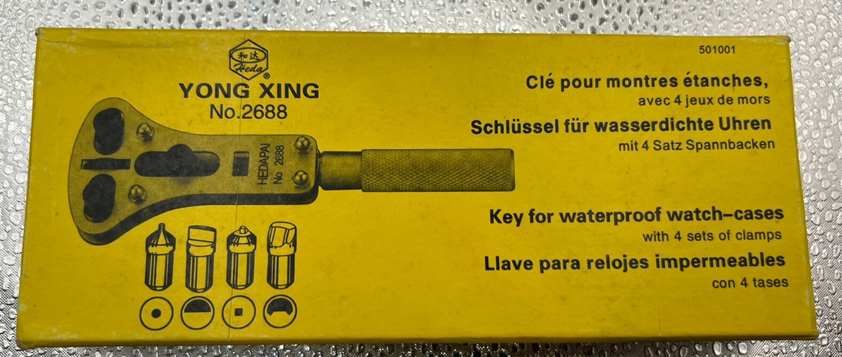 Heda Yong Xing 2688 Key for waterproof watch-cases with