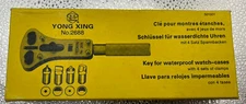 Heda Yong Xing No. 2688 -  Key for waterproof watch-cases with 4 sets of clamps