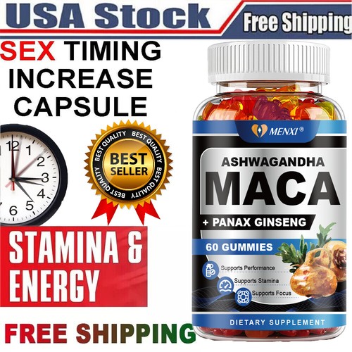 60pcs Organic Maca Root Gummies - Metabolic Boost & Sexual Wellness Formula - Picture 7 of 7