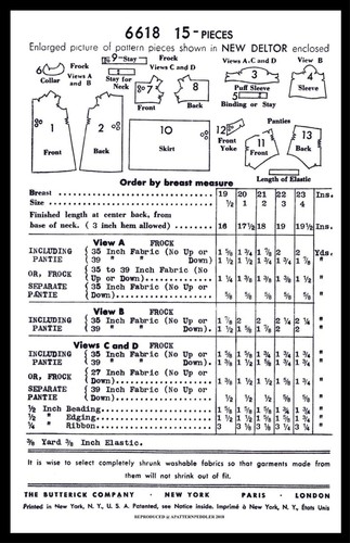 VESTIDO PARA NIÑA Butterick 6618 Bragas Patrón de costura Niño pequeño ~2~ 30 Moda - Imagen 2 de 4