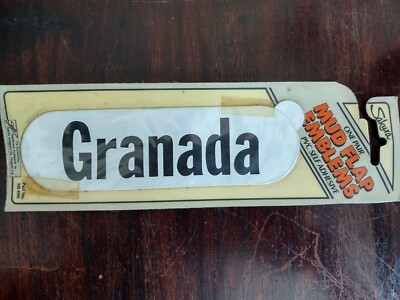 ZEIT ZUBEHÖR - PAAR SCHMUTZFÄNGER EMBLEME - PASSEND FÜR: FORD GRANADA (AB 1972)
