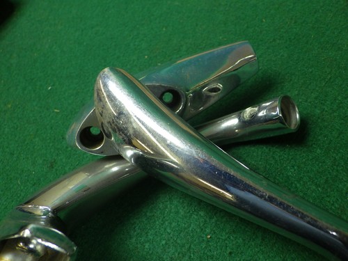 1960s chrome rear view mirror brackets MGB MG sports car - Picture 7 of 7