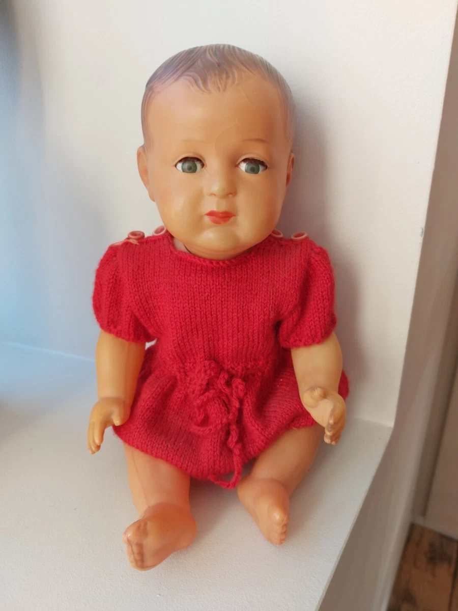 Ancienne poupée poupon baigneur en celluloïd SNF 40 FRANCE v