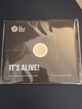 2018 Frankenstein £2 Two Pound Coin BUNC Pack Uncirculated.