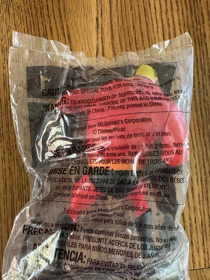 McDonald’s Disney Mr Incredible & Dash Happy Meal Toy 2005 nuevo sellado en bolsa Foto 3 de 4