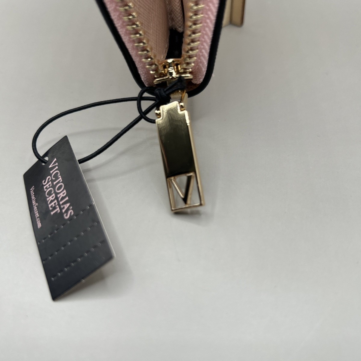 Victoria's Secret Small Wallet With Zip Heritage Stripe NEW WITH