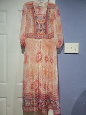 Women's Kaftan dress Kimono size Small