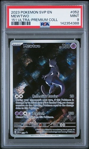 Mewtwo graded PSA 9 for sale on eBay