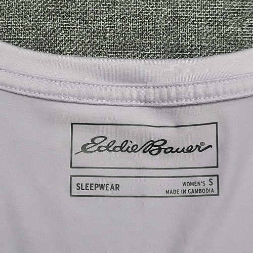 Eddie Bauer 4-teiliges Lounge Pyjama Set Nachtwäsche Oberteile Shorts Hosen kleine Größe - Bild 5 von 19
