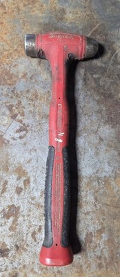 Snap-On Tools HBD16 16oz RED Soft Grip Ball Peen Dead Blow Hammer 