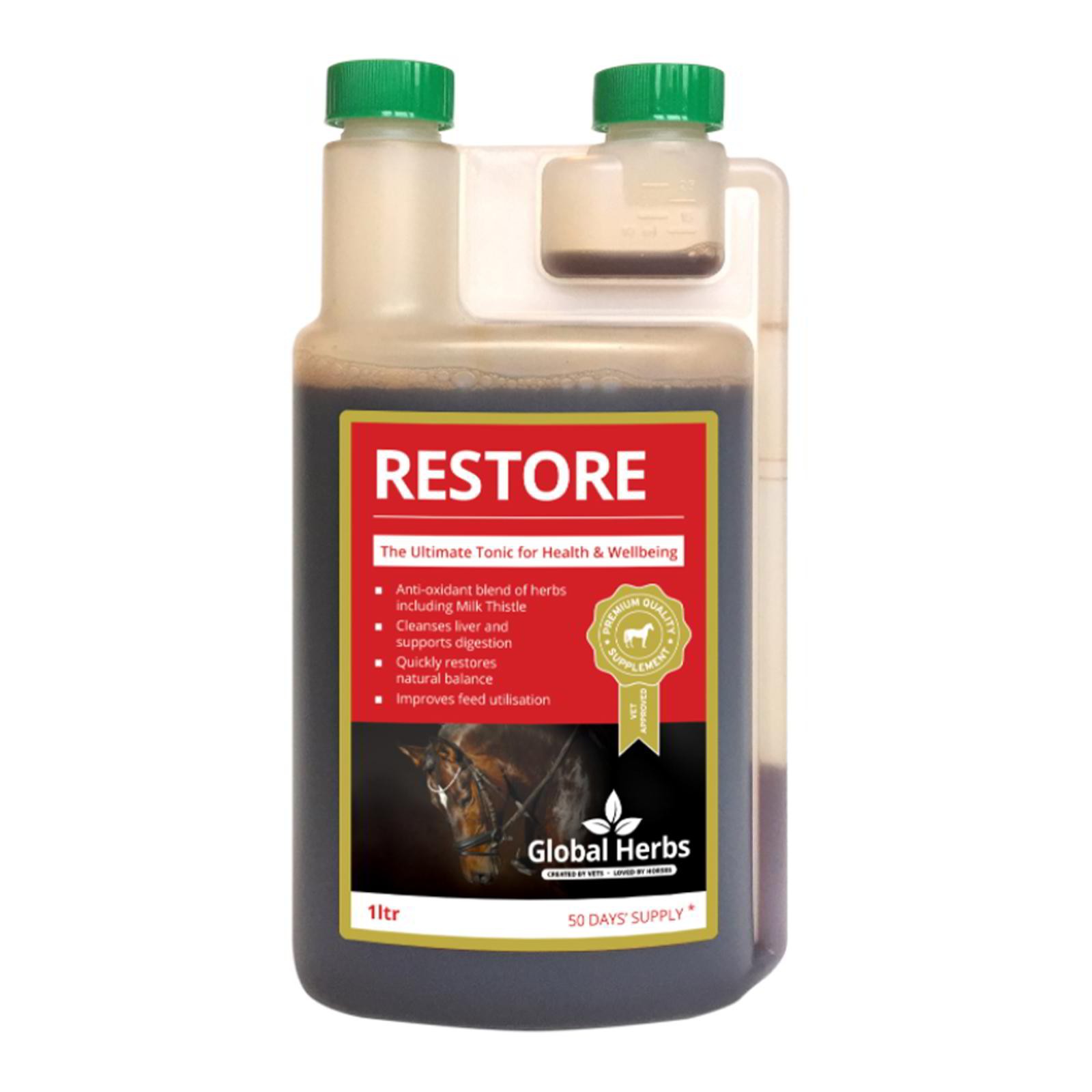 Global Herbs - Restore Syrup: 500ml Size: 500ml - Image 2