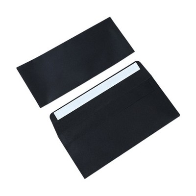 Pack of 100 Black Premium Selves Seal Envelopes Set 10 Size Business Stationery