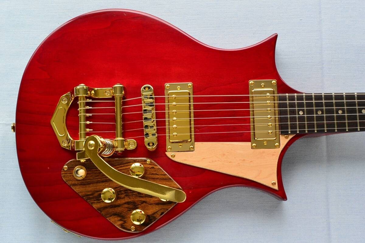 YAMAHA SX-60 Mod 1970s Vintage MIJ Mini-Humbucker Bigsby Birdseye