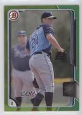 2015 Bowman Draft Green 63/99 Casey Gillaspie #4 4z4