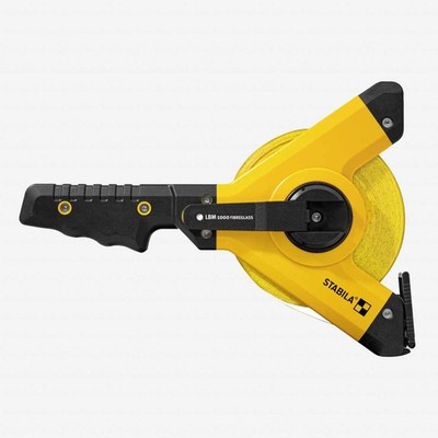 Stabila 30930 LBM1000 165' Steel Reel Tape Measure Imperial Inches