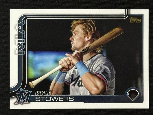 2025 Topps Series 2 Kyle Stowers Golden Mirror Image Variation SSP #399 Marlins - Picture 1 of 10