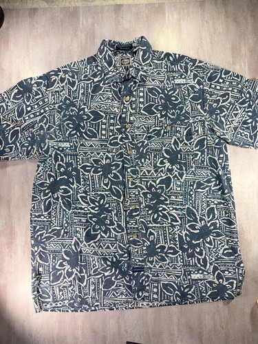 G.H. Bass, G.H. Bass & Co. Vintage Abstract Tribal Print Short Sleeve Button Down Size M