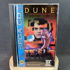 SEGA CD - Dune - Complete/CIB w/ Reg Card - Refurbished, Excellent