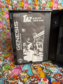 Taz in Escape from Mars Sega Genesis CIB - BTC Refurbished - 1 Year Warranty