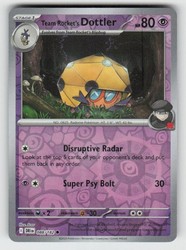 Team Rocket's Dottler 088/182 Destined Rivals Reverse Holo Common