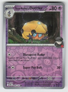 Team Rocket's Dottler 088/182 Destined Rivals Reverse Holo Common