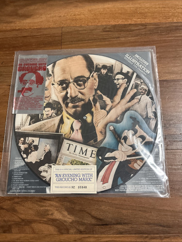 An Evening With Groucho Marx Picture Disc LP Vinyl Album 1972 70's A&M Records