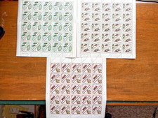 150 Central African Republic Postage Due Stamps MNH Full Sheets 1F 2F 0.50F