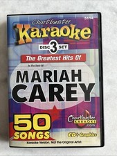 Mariah Carey Karaoke Chartbuster Greatest Hits 50 Songs 3 discs CD  Graphics