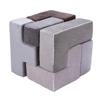 7Pcs Brainy Building Blocks Washable Creativity Sectional Sofa for Children Gift