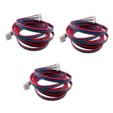 3Pcs 1.5M Stepper Motor Cables XH2.54 4Pin to 3Pcs Stepper Motor Cable 1.5M