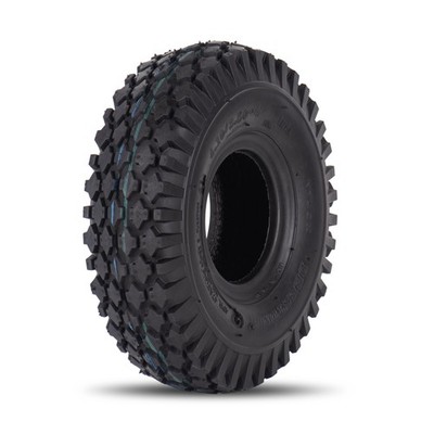 Deestone 4.10/3.50-4 D256 Industrial Tire 47A3 4Ply T/T Traction Tread (1 Tire)