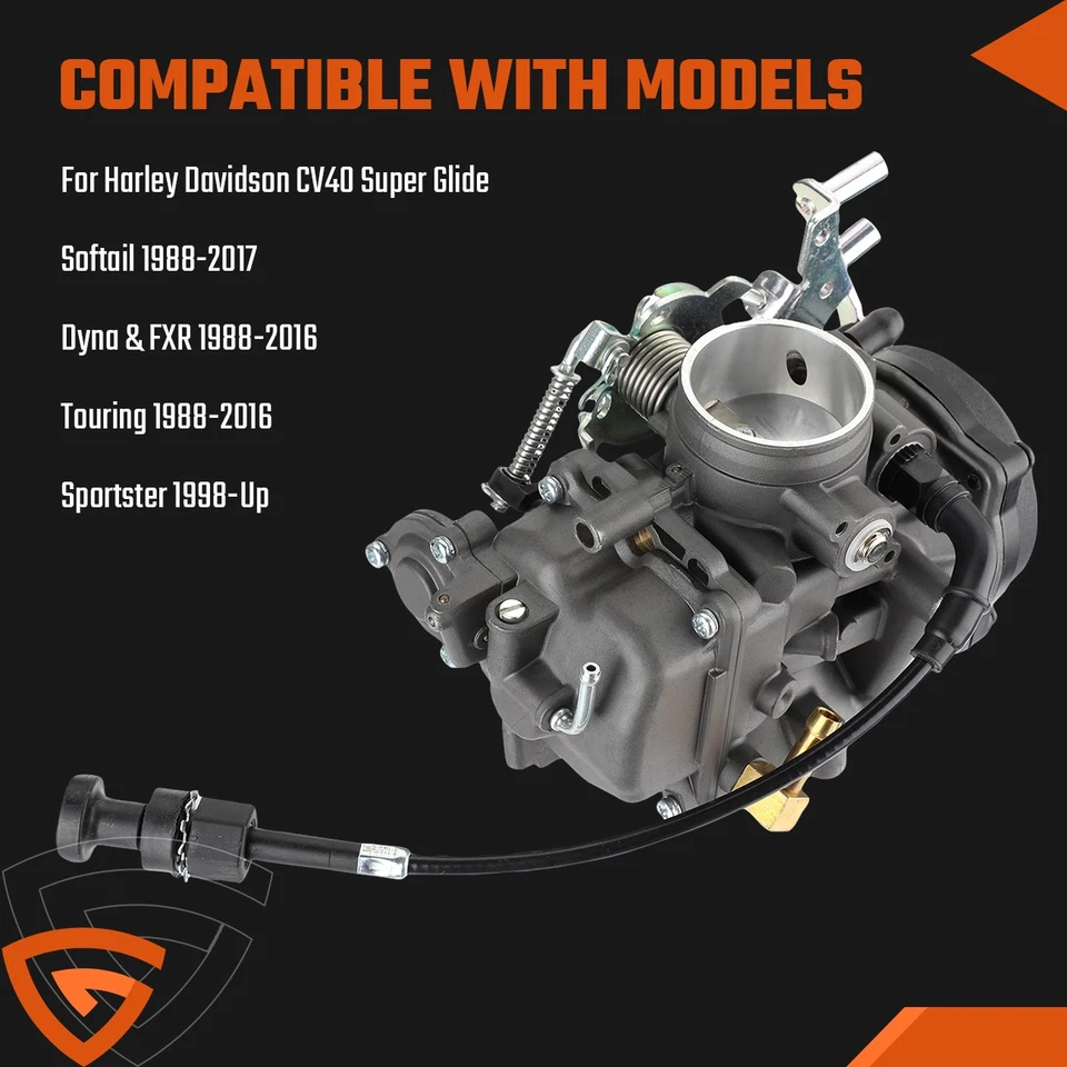 For Harley Davidson CV 40MM Harley CV Carb Performance Tuned Carburetor USA - Image 3 of 4