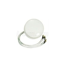 L-Com 2.4/5.8 GHz 4 dBi Spatial Diversity Ceiling Antenna - 18in RP-SMA Plug Con