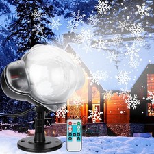 Halloween Christmas Laser Snowflake Projector Light Outdoor Landscape Xmas Lamp