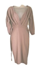 Boohoo dress. Size 8. Dusky pink. RRP £48. BNWT