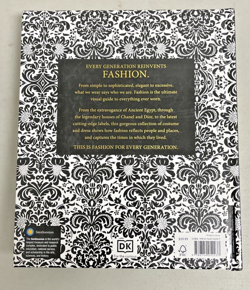 Fashion The Definitive History of Costume And Style HardcoverBook