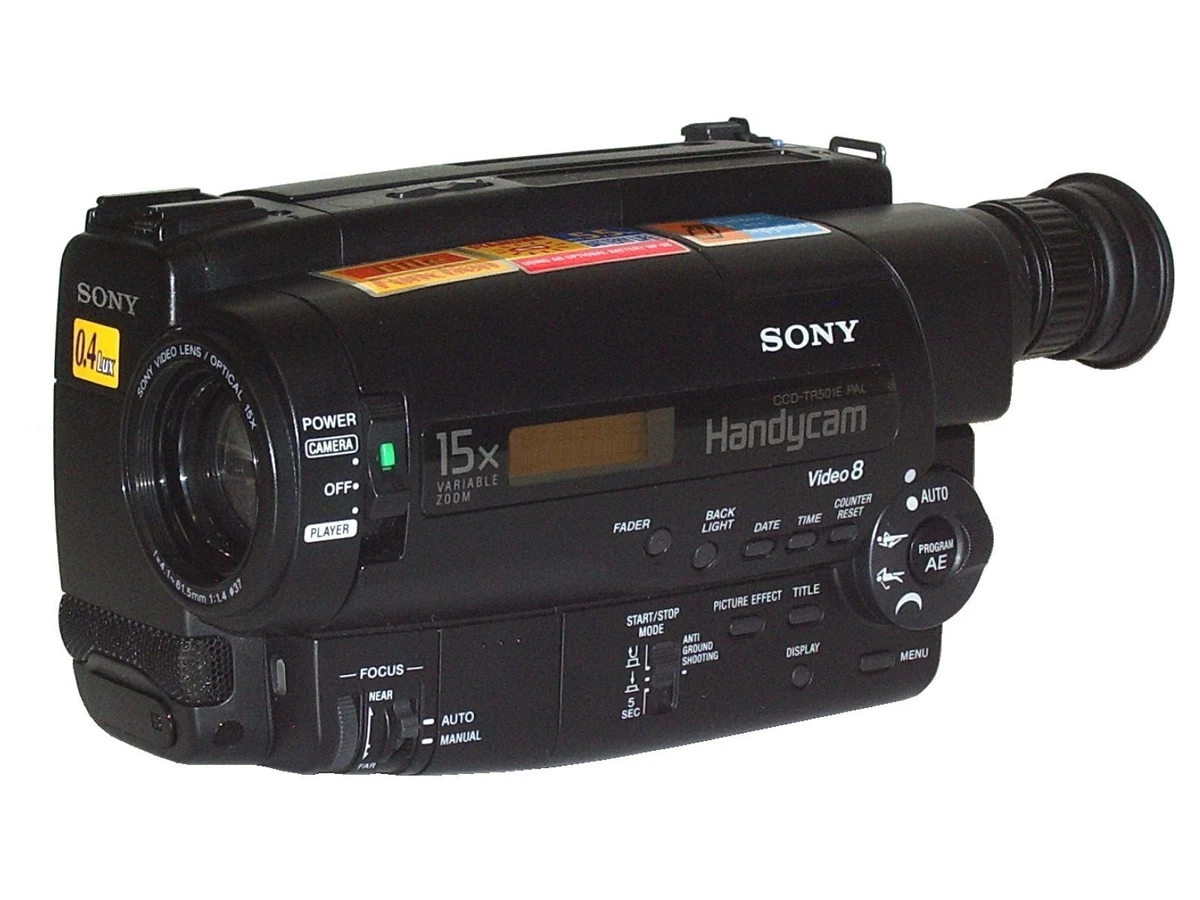 Videocámara Sony CCD-TR501E Video8 Handycam - Cámara de video de 8 mm