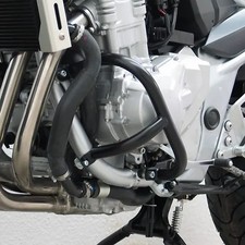 Staffa protezione motore anteriore nera, 7447 per Suzuki GSF 650 U Bandit anno 2007-2011