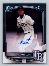 Maykel Coret 2025 Bowman Chrome 1st Auto Cpa-mc Rays Maykel Coret 2025 Bowman Chrome 1st Auto Cpa-mc Rays
