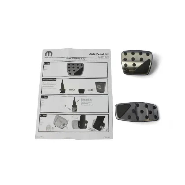 Kit de pedales genuino Mopar 2015-2024 Fiat Jeep Compass Renegade 500X 82214995 Foto 3 de 4