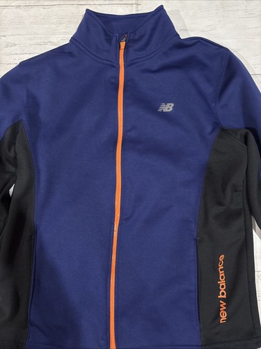 New Balance Boys Jacket Youth Athletic Training Top 14/16 Coat Running Active - Picture 2 of 7