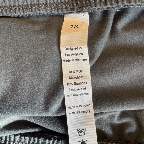 Nuevo con etiquetas Pantalones Cortos Boho Jaspeados Para Mujer Rastreador Entrenamiento En Abeto Ahumado Talla 1X - Imagen 6 de 10