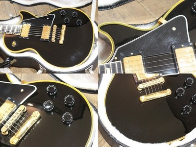 Gibson 2006 Les Paul Classic Custom Ebony w/Hard case Safe Packing