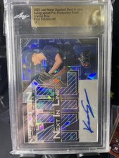 2025 Leaf Metal NIL Blue Cyrstal #NL-KS1 Kruz Schoolcraft AUTO (1/1) Encased SSP