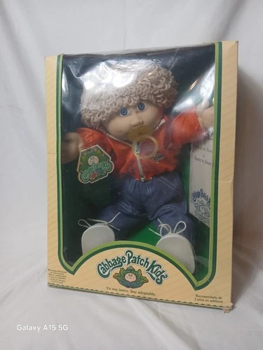 MIB #4 Hm  Jesmar Cabbage Patch Kids Boy Doll With Long Wheat Loops