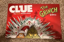 CLUE  Dr. Seuss How The GRINCH  Stole Christmas Edition Board Game New 